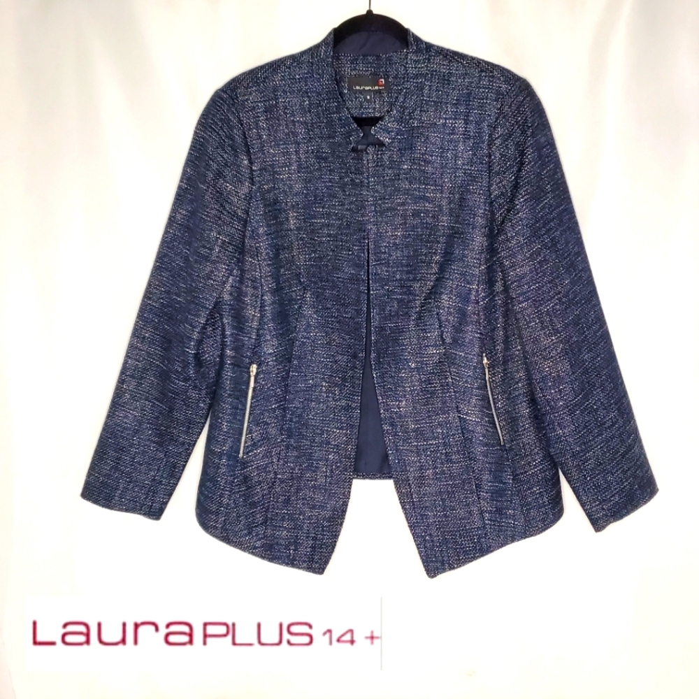LauraPlus14+ Jacket with Zippered Pockets